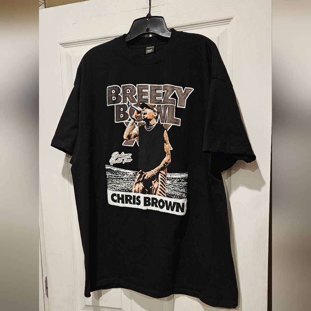CHRIS BROWN BREEZY BOWL CONCERT SHIRT